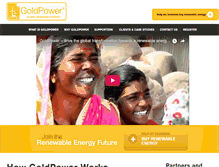 Tablet Screenshot of goldpower.net